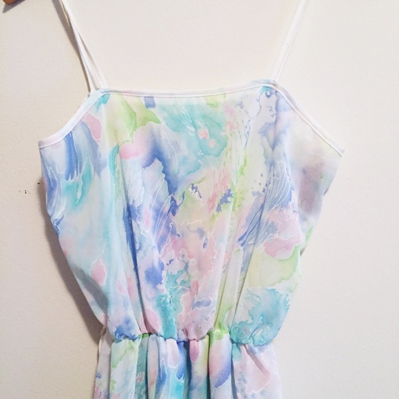 Vintage Dresses & Skirts - Vintage negligee sheer maxi dress beach coverup